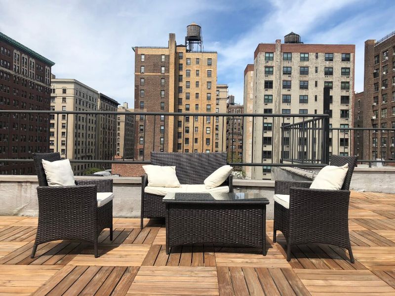 West End Ave -roof terrace-Upper West Side Furnished apartments NYC