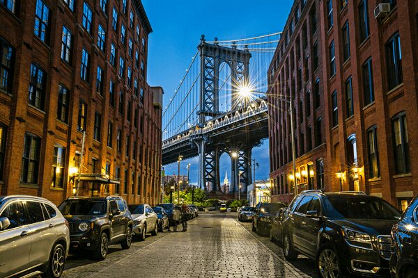 Downtown Manhattan-- Brooklyn Bridge
