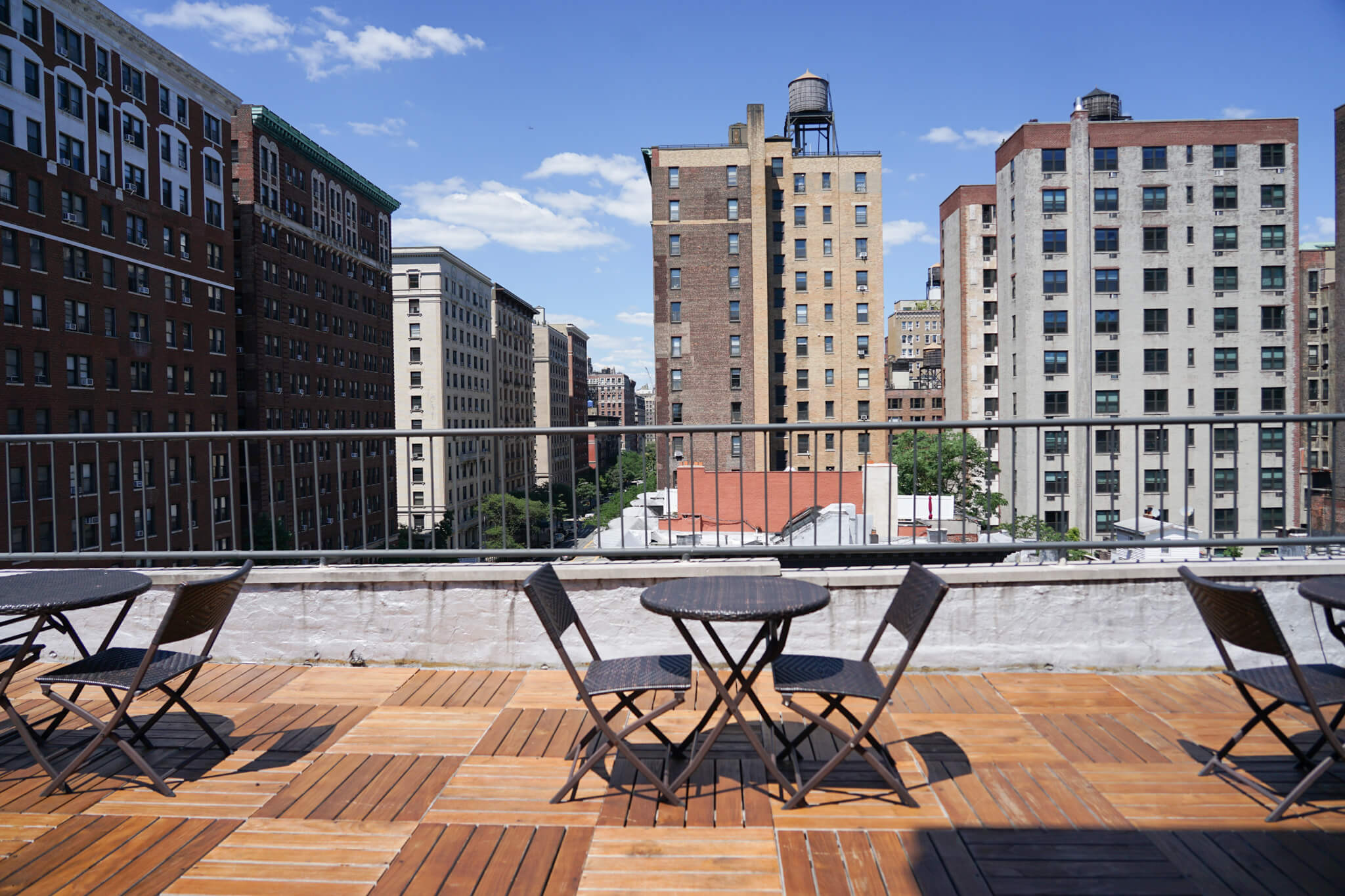 West End Ave NYC Student Housing Roof Terrace
