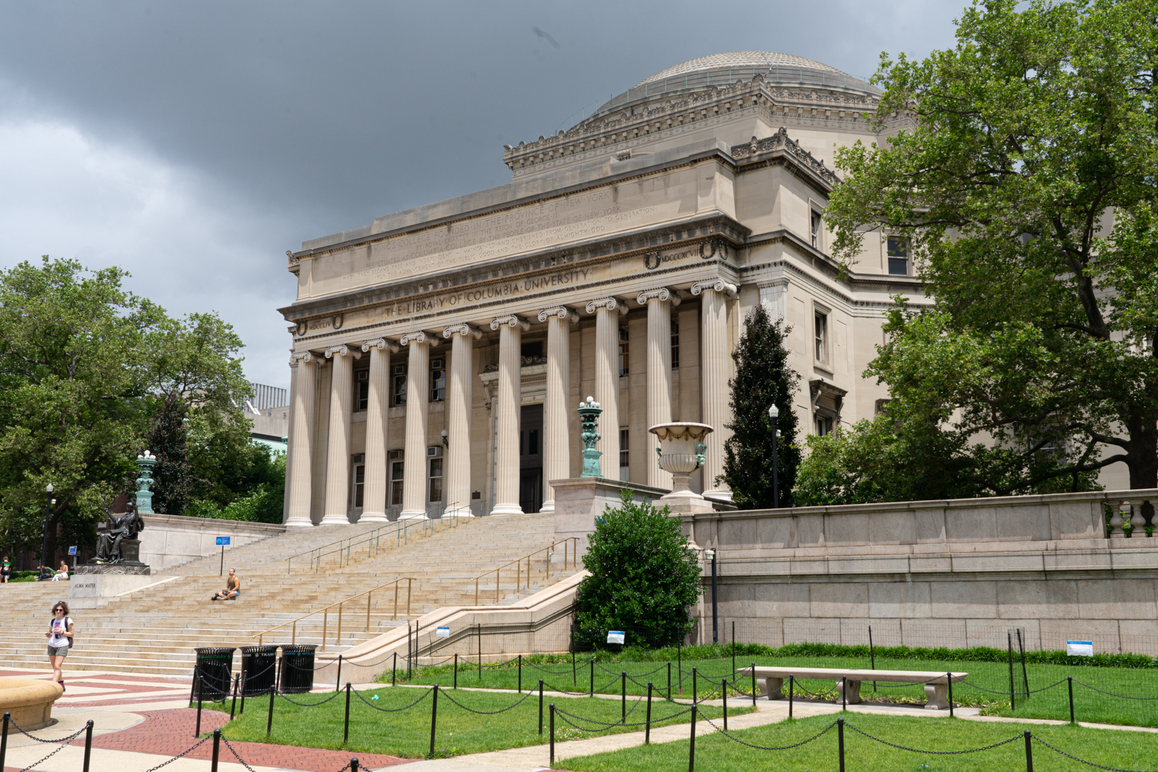 Student housing near Columbia University - Low Memorial Library on campus in Morningside Heights NYC
