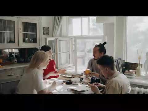 Students studying and talking in student housing NYC apartment