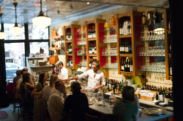 Cafe on Amsterdam Avenue Upper West Side NYC near student housing
